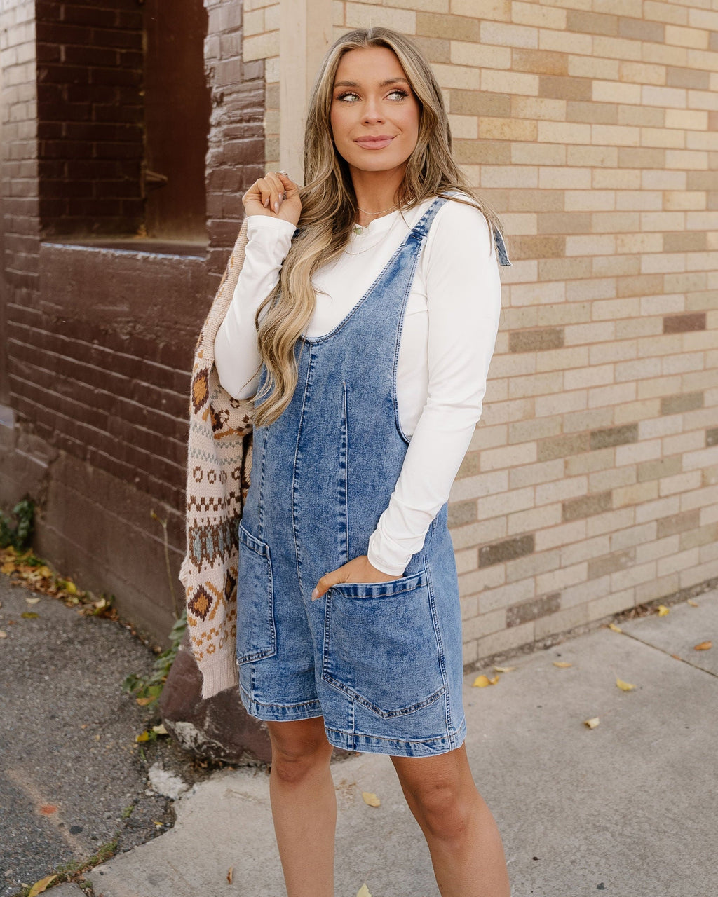 Jett Pocket Denim Romper Indie & Co.