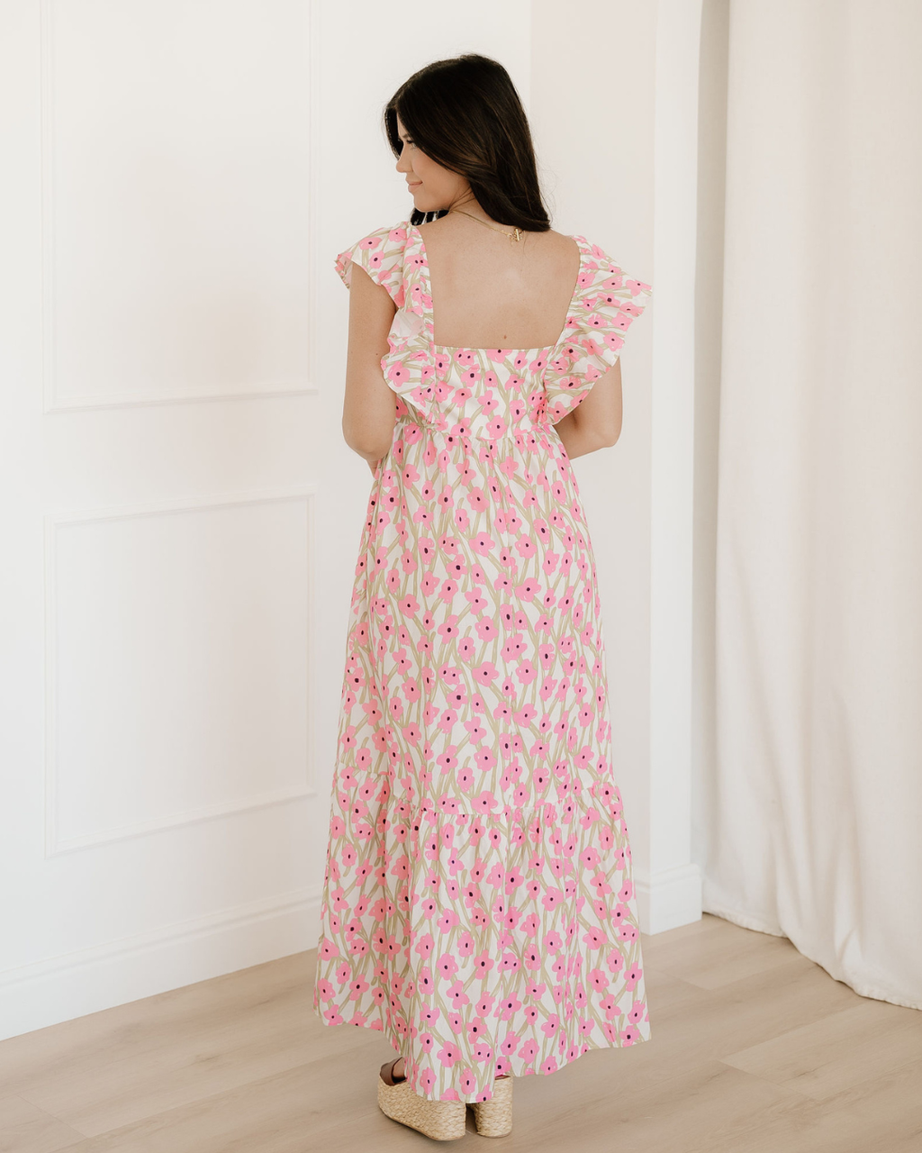 Enchanted Meadow Ruffled Maxi Dress