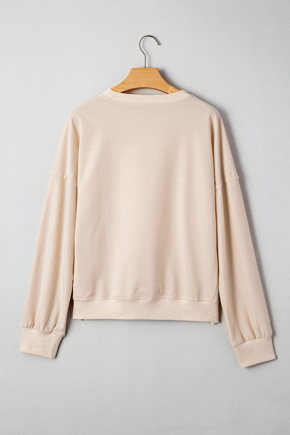 Luna Drop Shoulder Floral Top - Beige