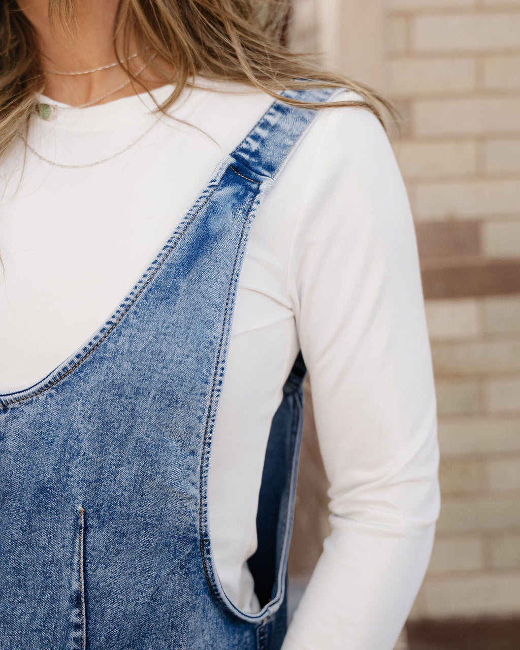 Jett Pocket Denim Romper Indie & Co.
