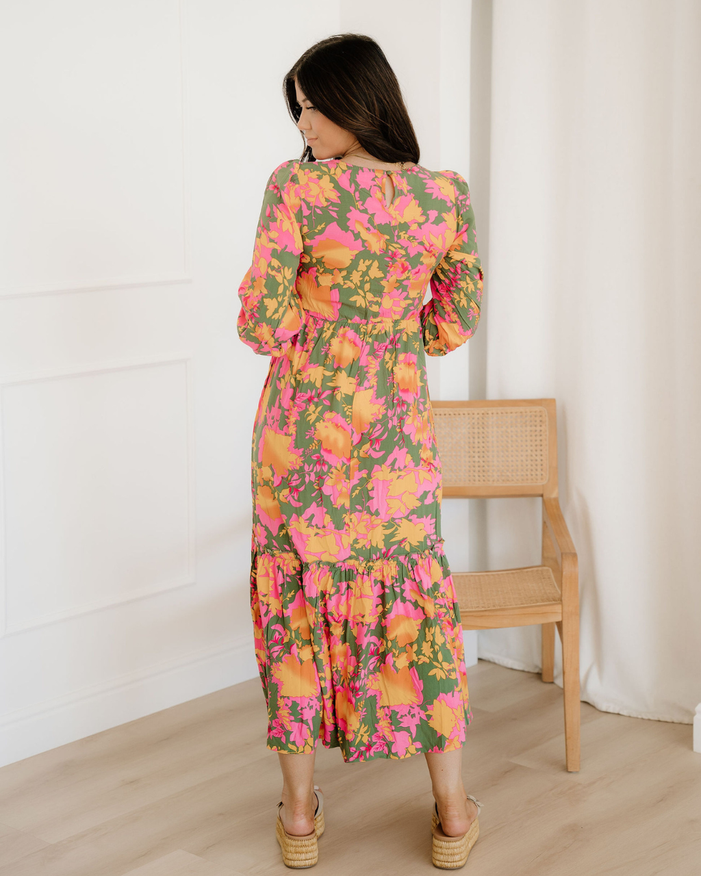 Tinsley Floral Smocked Tiered Maxi Dress
