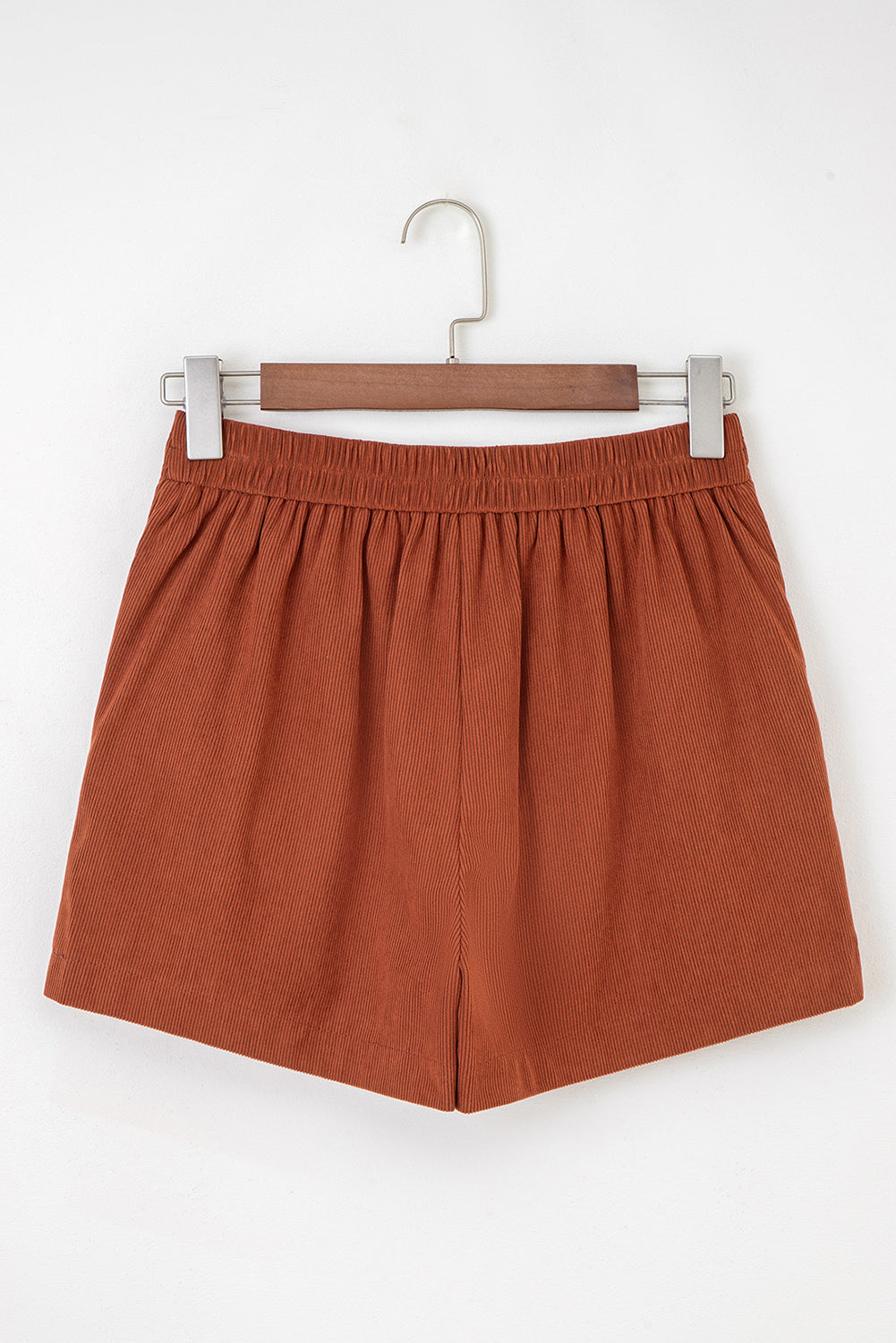 Sienna Scalloped Corduroy Button Shorts