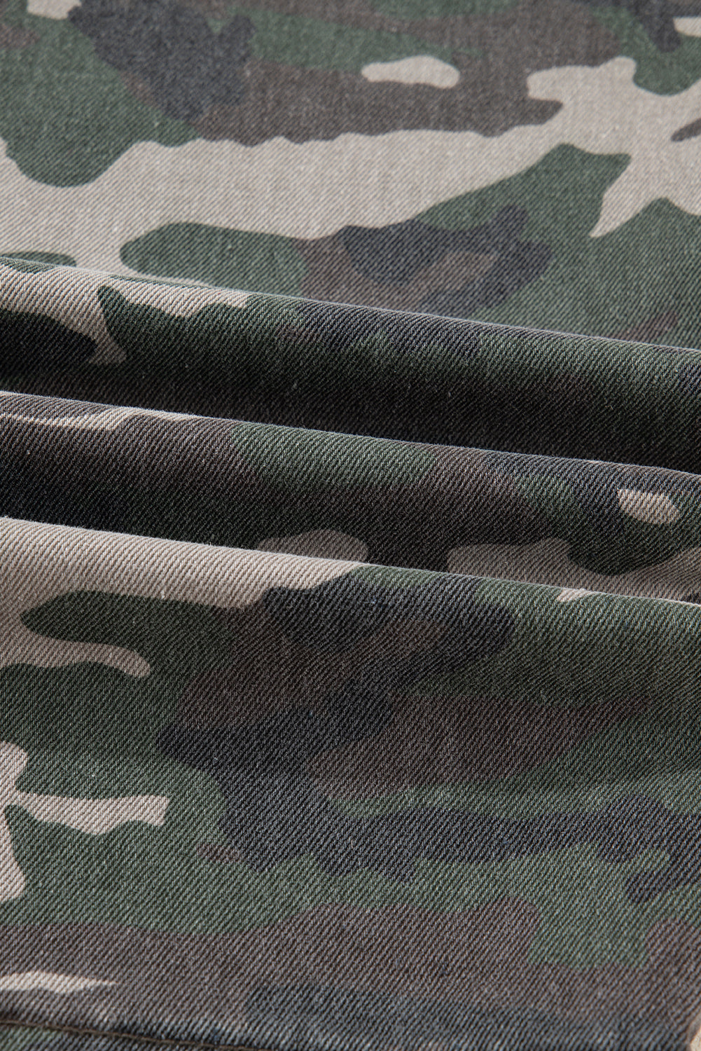 Peyton Camo Wide-Leg Multi-Pocket Cargo Jeans Indie & Co.