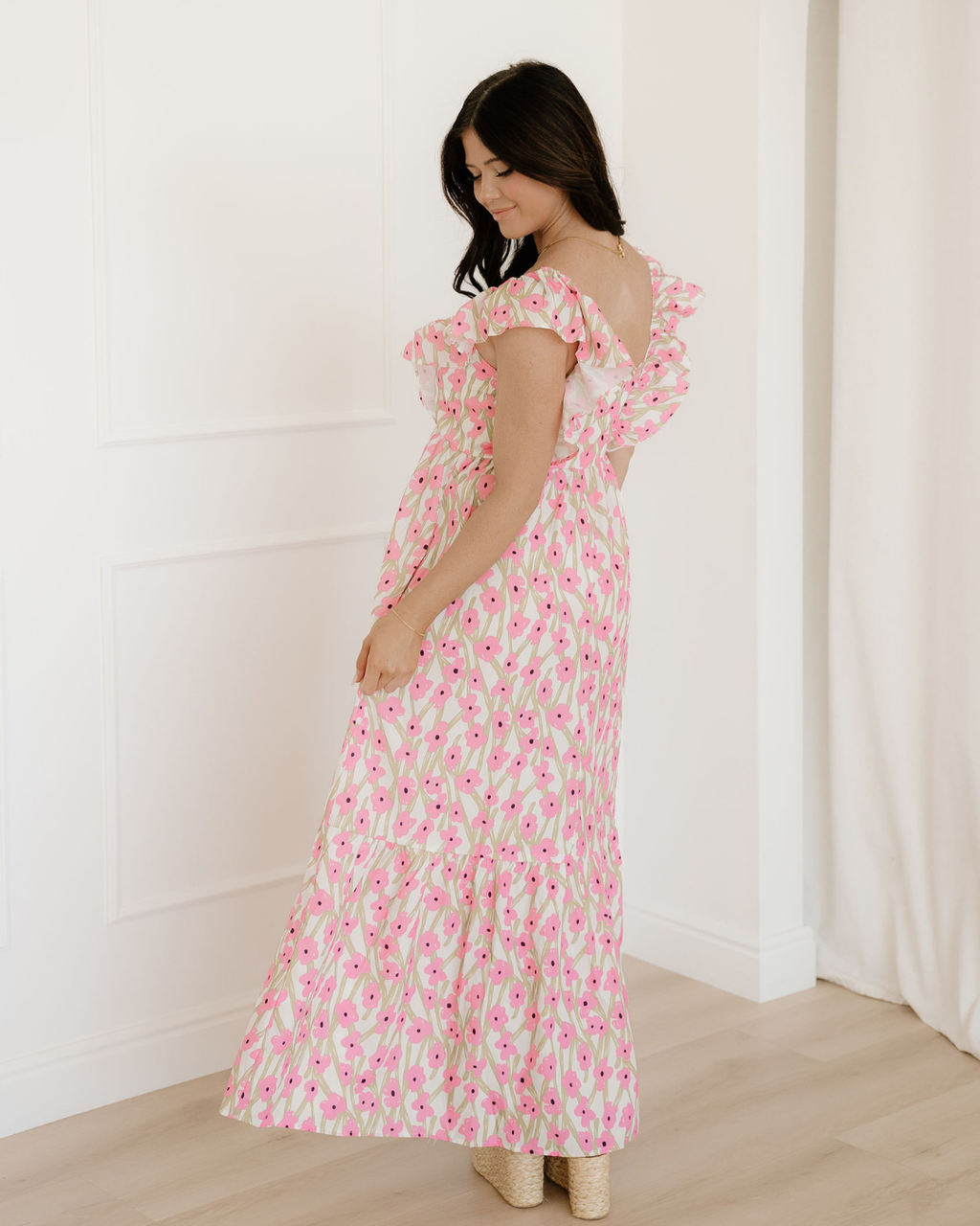 Enchanted Meadow Ruffled Maxi Dress