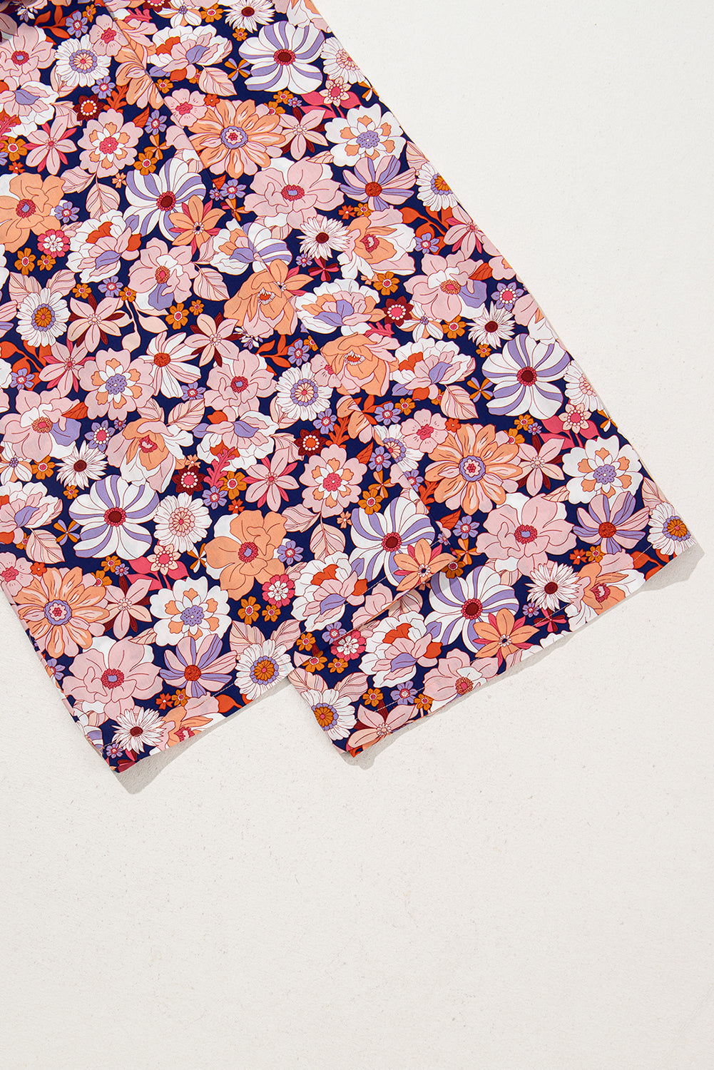 Angelica Square Neck Floral High-Waist Jumpsuit