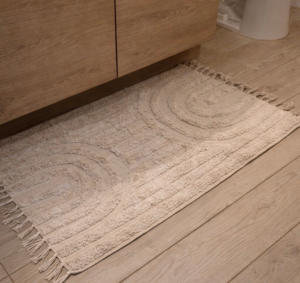 Hana Textured Bath Mat Busa Designs