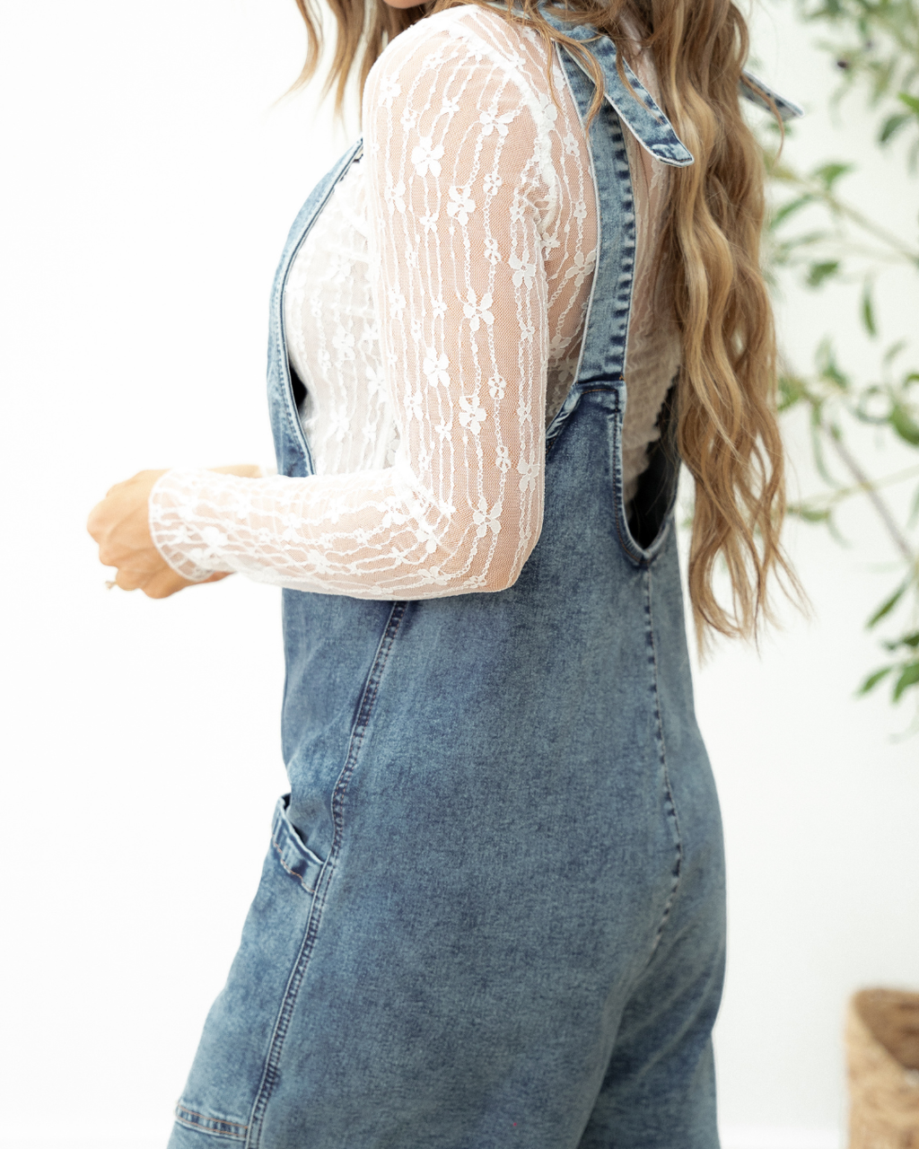 Jett Pocket Denim Romper Indie & Co.