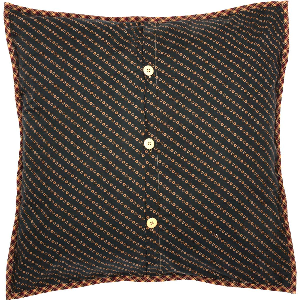 Patriotic Patch Quilted Euro Sham | Americana Luxe Collection VHC Brands