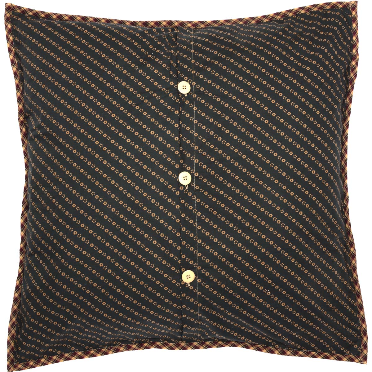 Patriotic Patch Quilted Euro Sham | Americana Luxe Collection VHC Brands