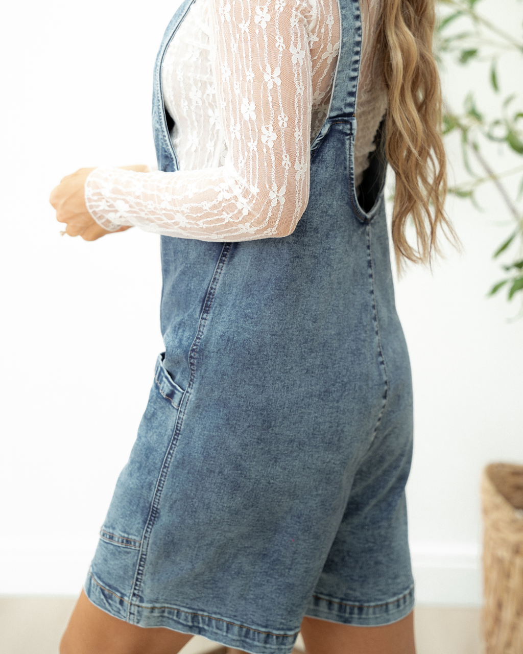 Jett Pocket Denim Romper Indie & Co.