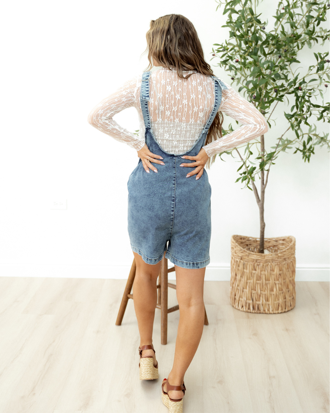Jett Pocket Denim Romper Indie & Co.