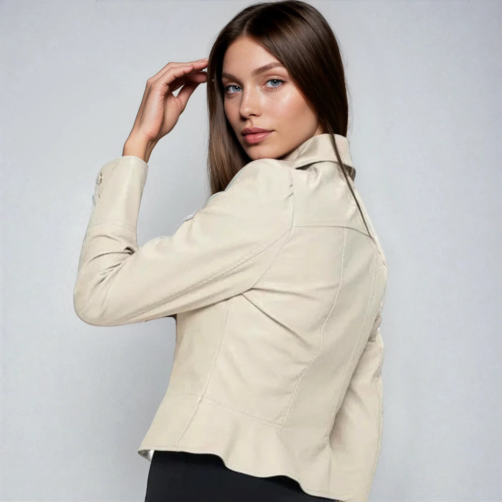 Ready in 5 Vegan Leather Peplum Jacket Fitkitty Culture Athleisure Wear, Yoga Wear & Women's Clothing