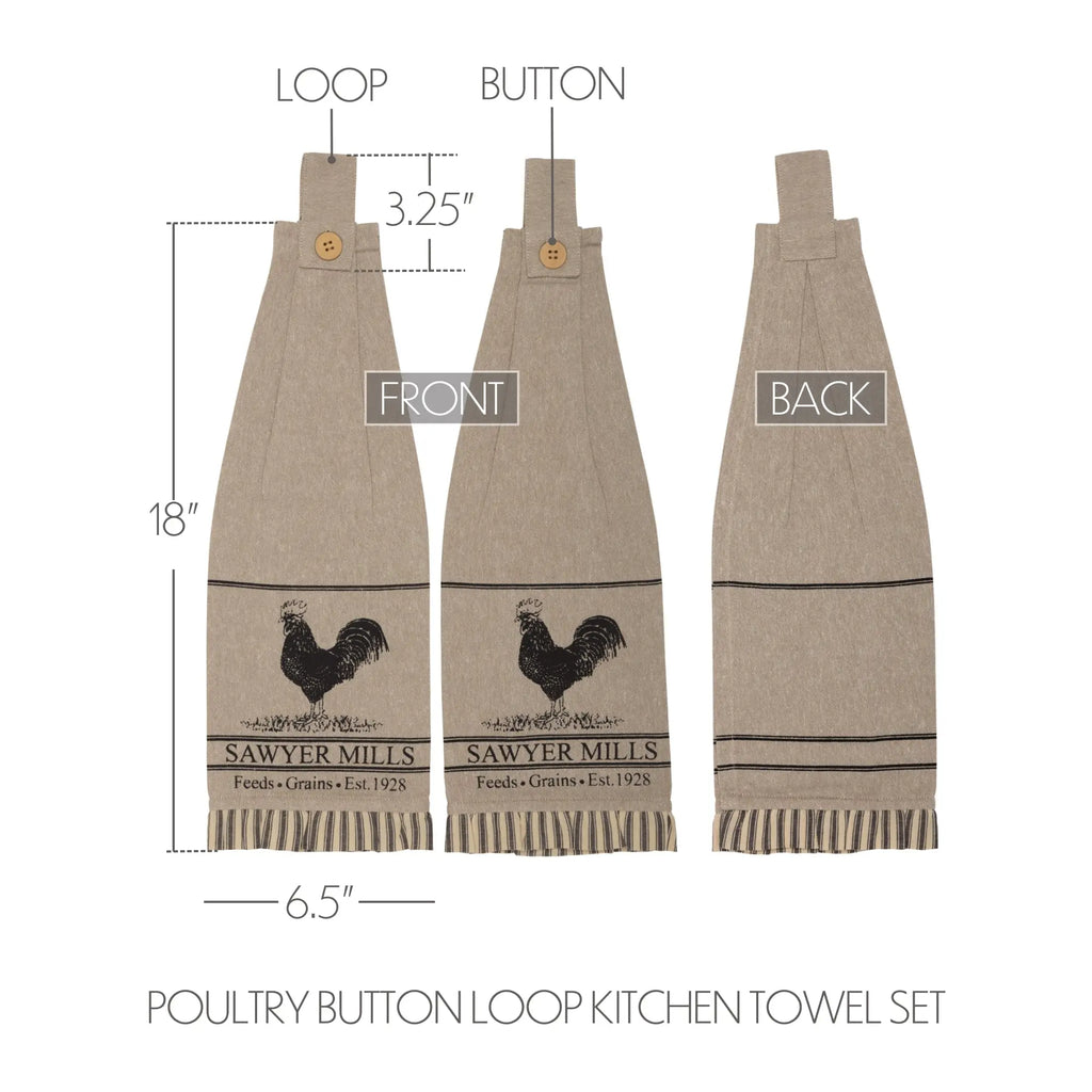 SAWYER MILL TEA TOWEL VHC Brands