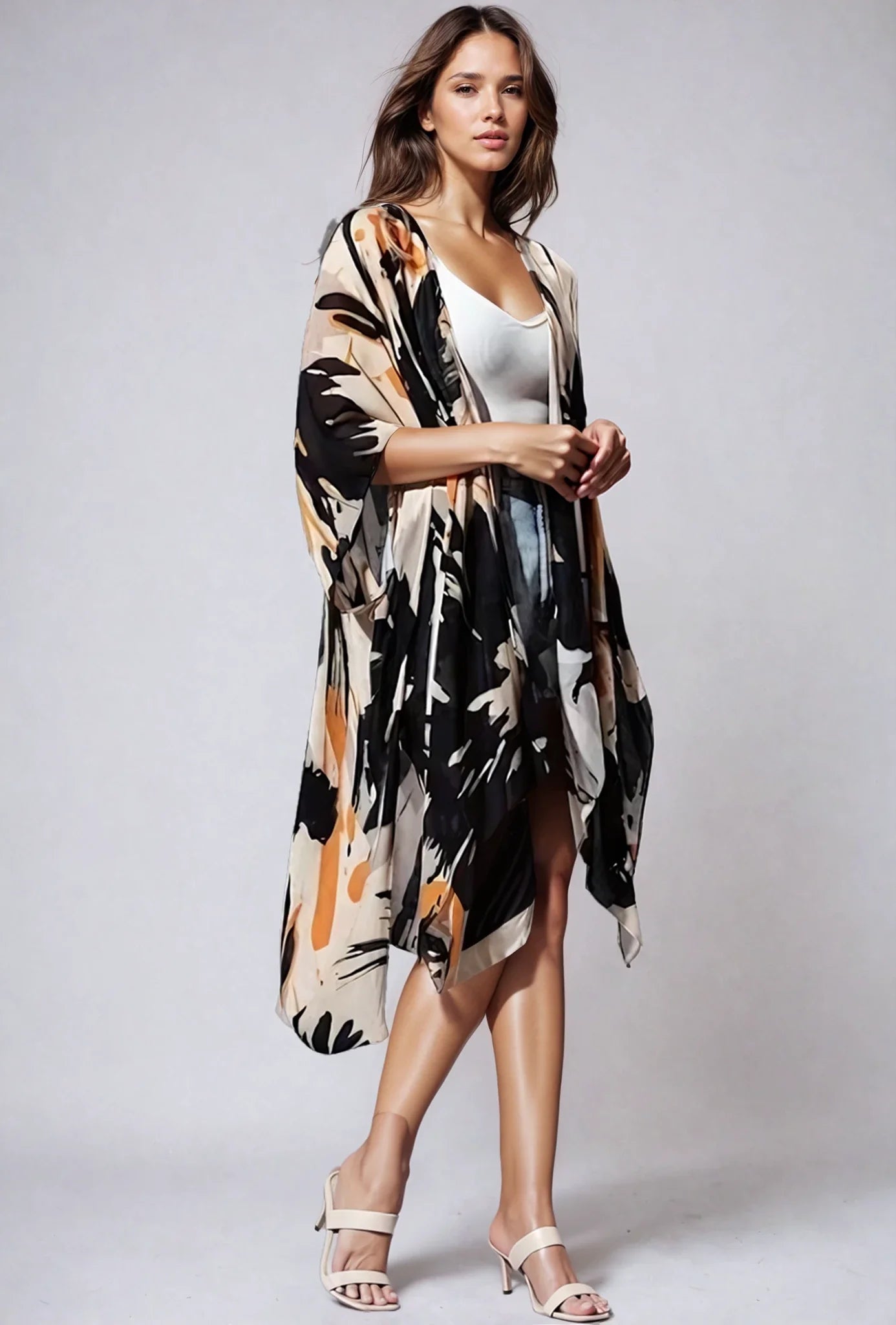 Ember Bloom Kimono Fitkitty Culture Athleisure Wear, Yoga Wear & Women's Clothing