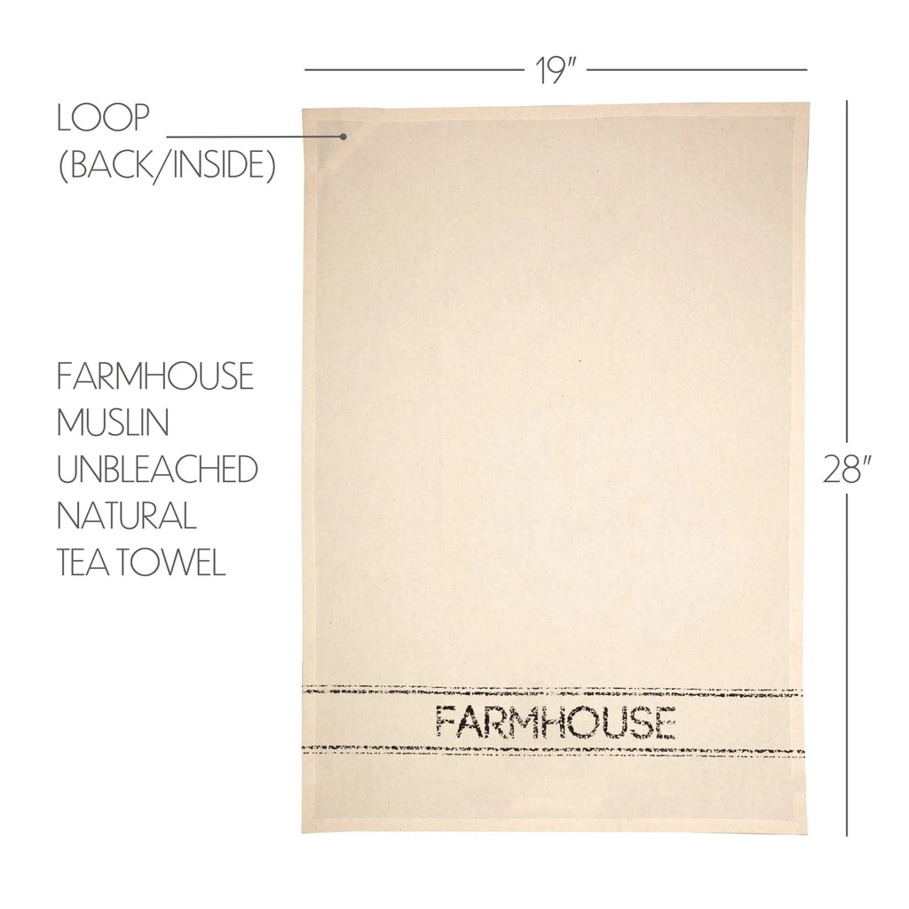 TEA TOWELS FARMHOUSE VHC Brands