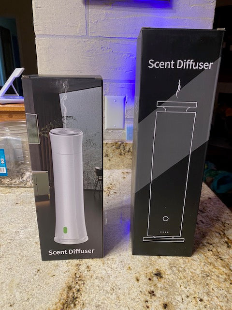 120mL Cold-Air Scent Diffuser with Ambient Light – Black