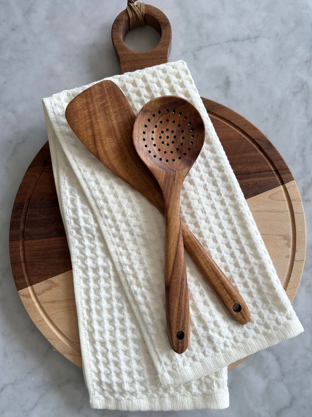 Verona Waffle Kitchen Towels – 2 Piece Set Busa Designs
