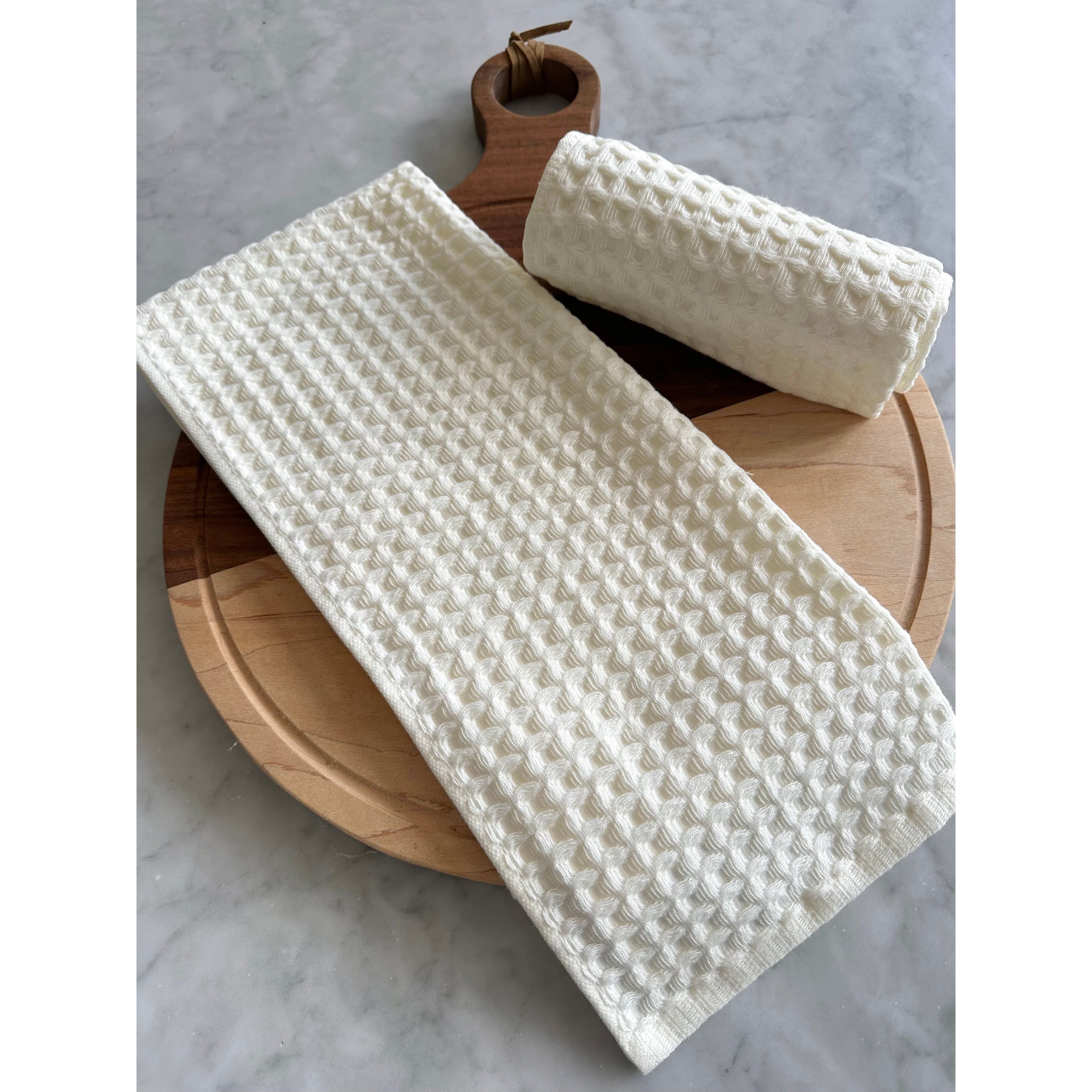 Verona Waffle Kitchen Towels – 2 Piece Set Busa Designs