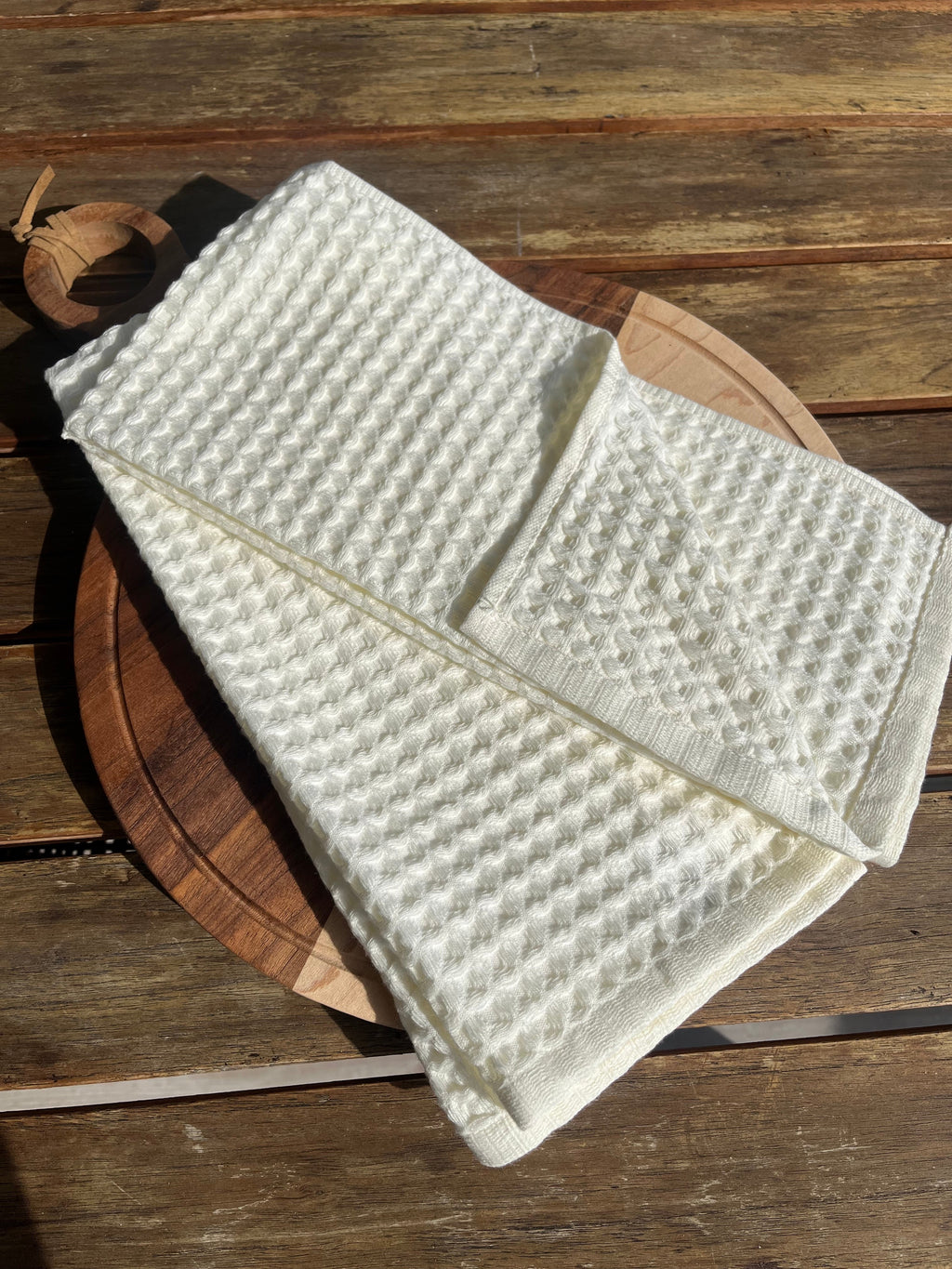 Verona Waffle Kitchen Towels – 2 Piece Set Busa Designs