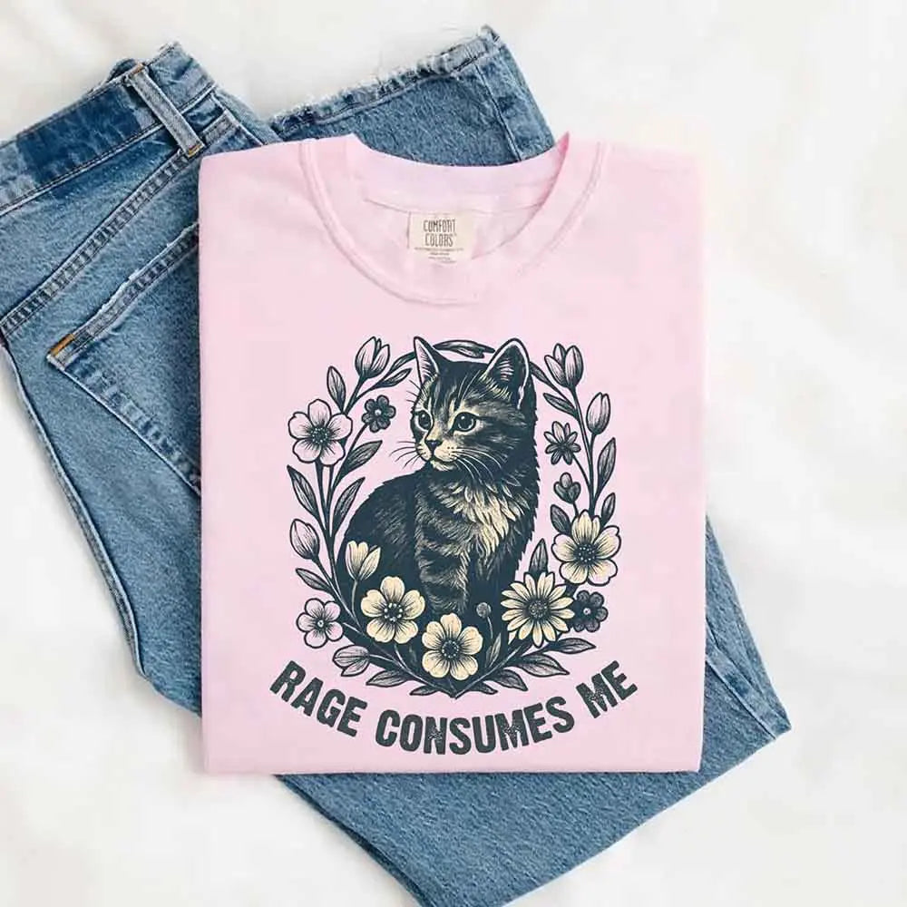 Rage Consumes Me Comfort Colors Shirt – Funny Meme Tee Adorb Custom Tees