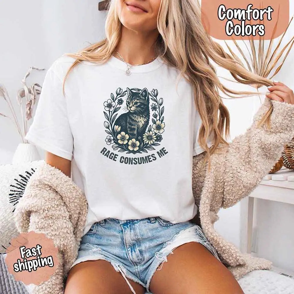 Rage Consumes Me Comfort Colors Shirt – Funny Meme Tee Adorb Custom Tees
