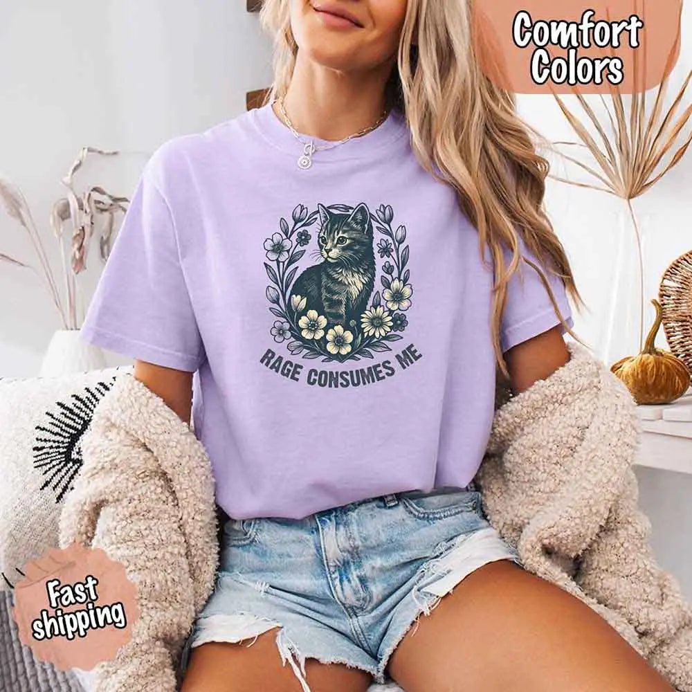 Rage Consumes Me Comfort Colors Shirt – Funny Meme Tee Adorb Custom Tees