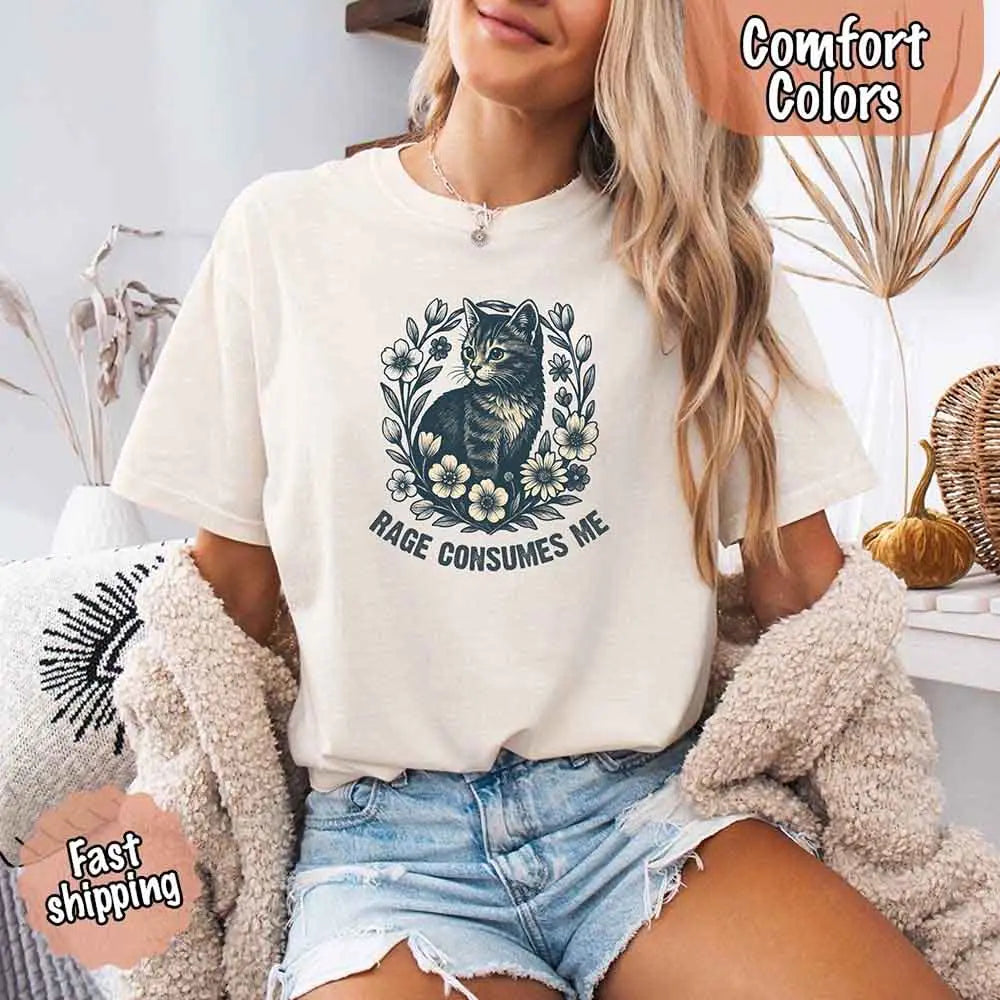 Rage Consumes Me Comfort Colors Shirt – Funny Meme Tee Adorb Custom Tees