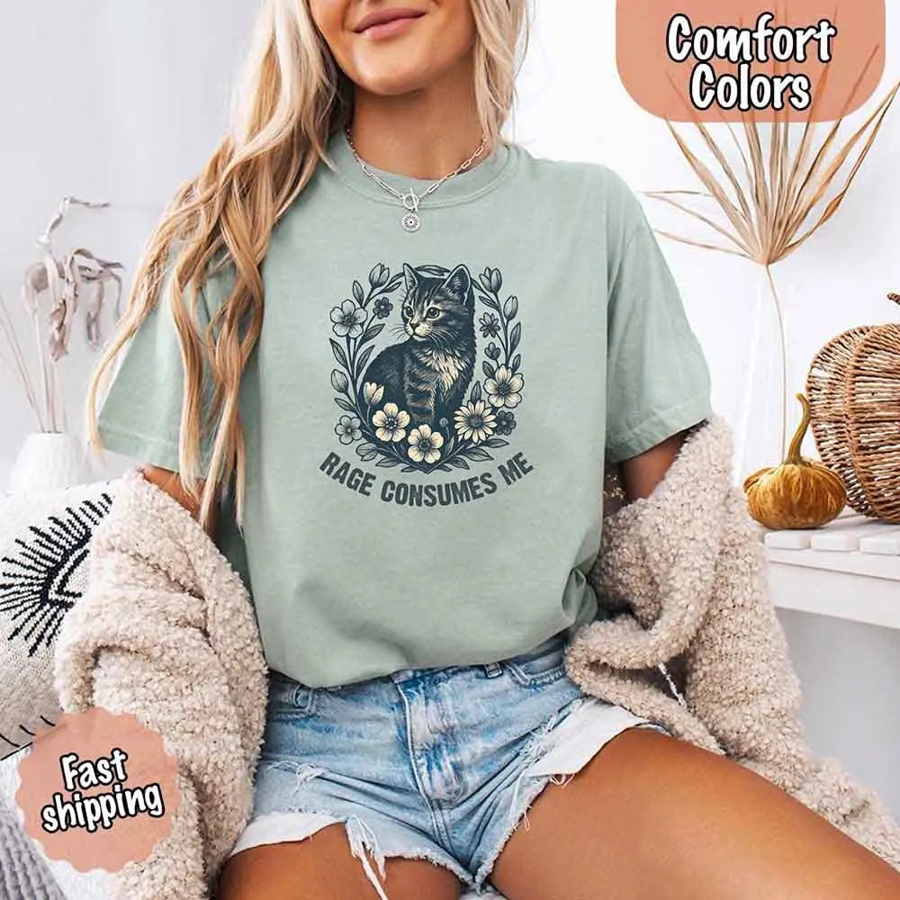 Rage Consumes Me Comfort Colors Shirt – Funny Meme Tee Adorb Custom Tees