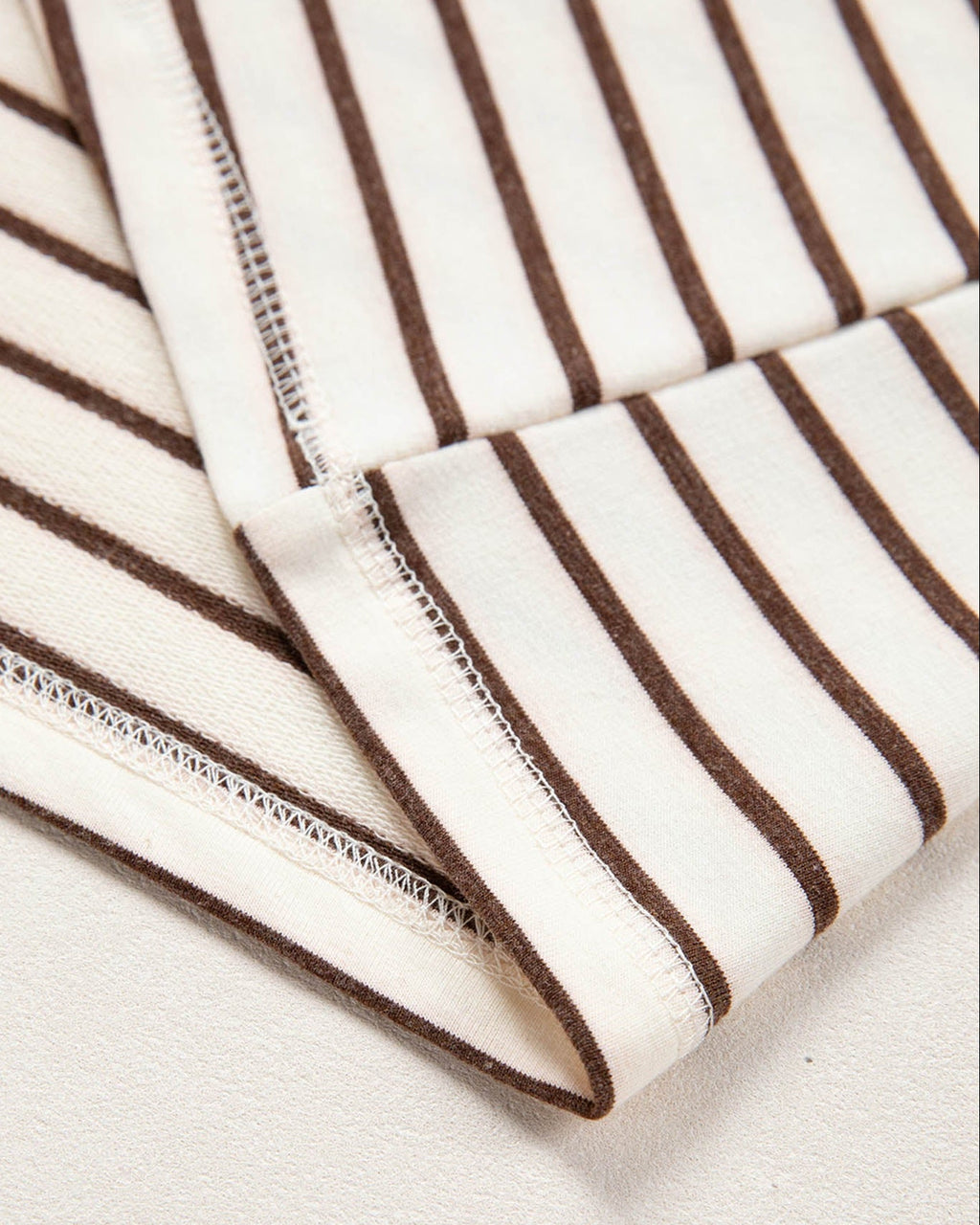 Serena Striped Contrast Trim Tank – Earthy Brown