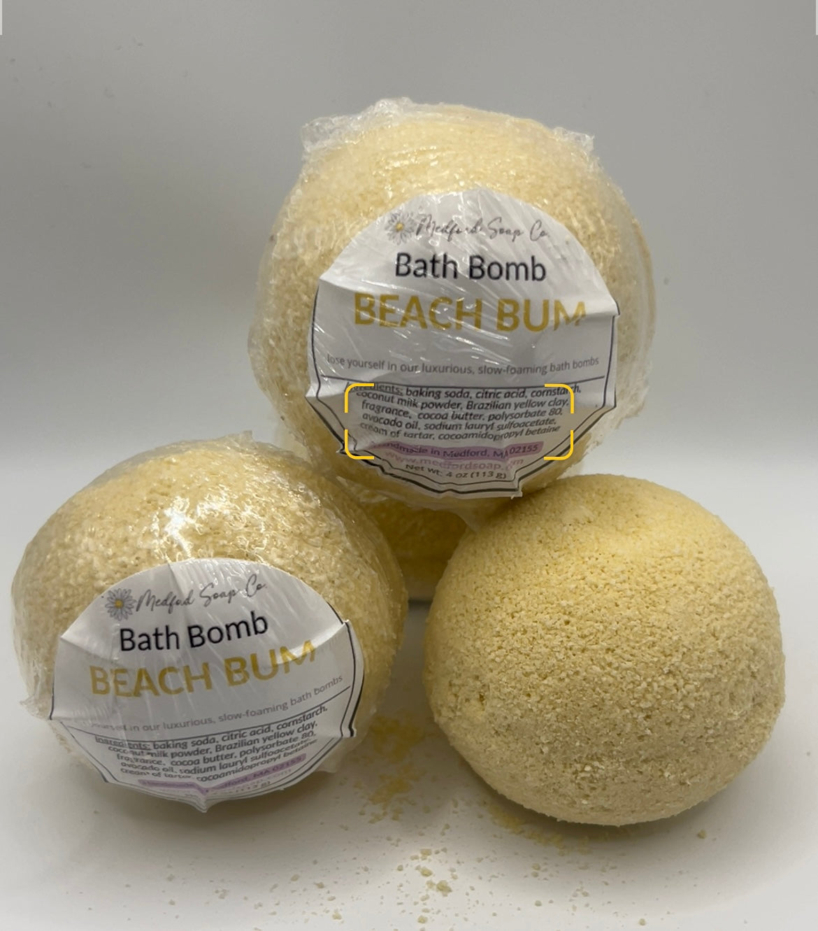 Bath Bombs Medford Soap Co.