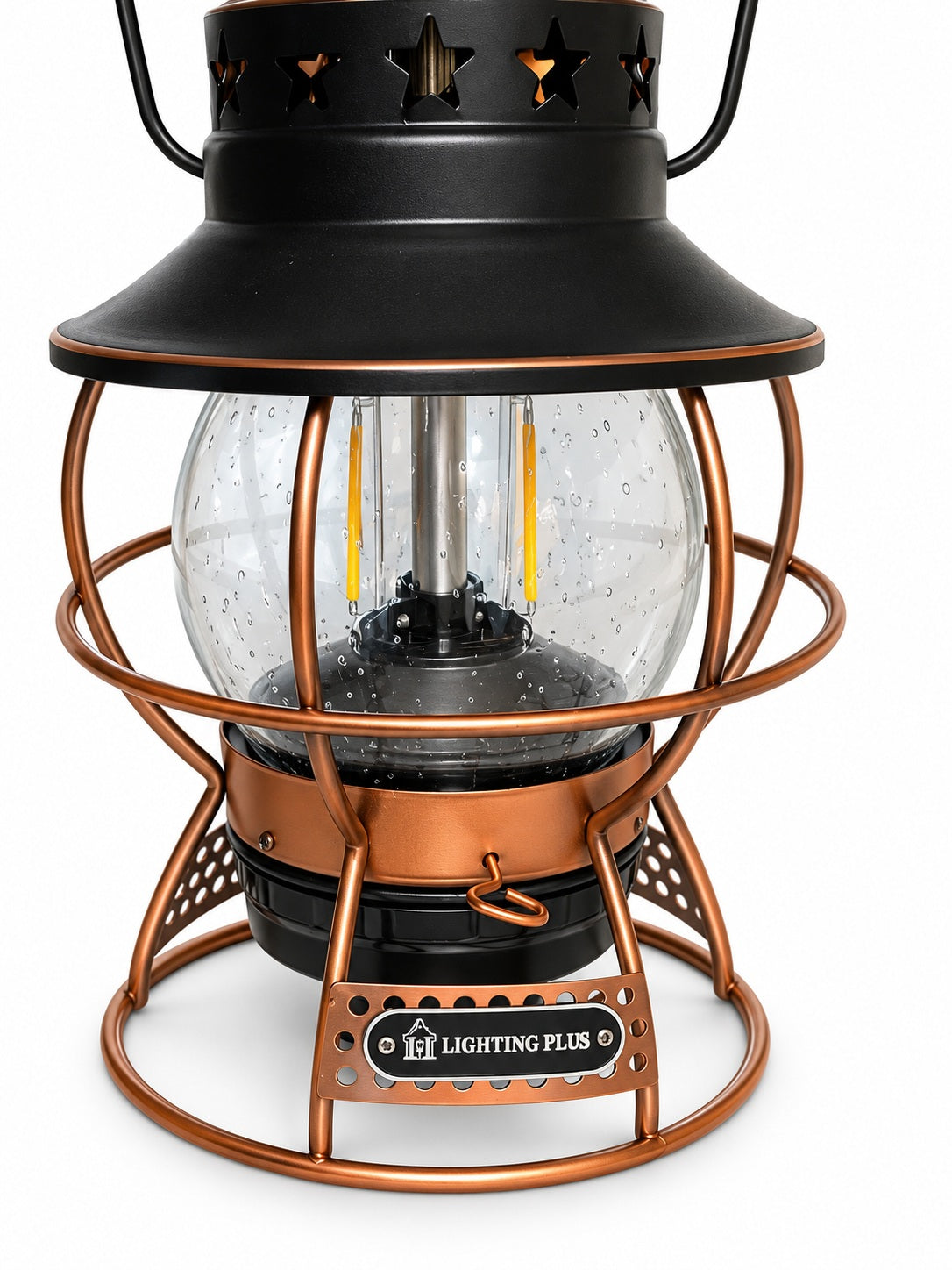 Vintage-Style Waterproof LED Camping Lantern | Cordless Rechargeable USB Table & Outdoor Light