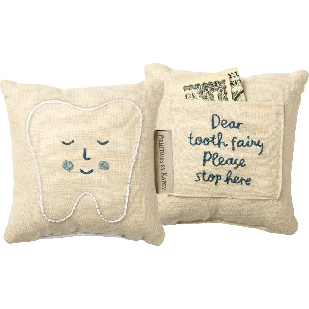 Tooth Monster Pocket Pillow by Primitives by Kathy Primitives by Kathy