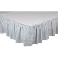 Sawyer Mill Blue Ticking Stripe Bed Skirt VHC Brands