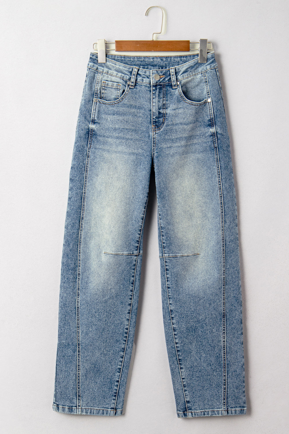 Blythe Vintage Washed Seam Detail Jeans Indie & Co.