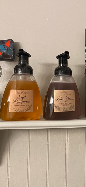 Handcrafted Lilac Bloom Hand Foaming Soap Jewelz-dezine-llc