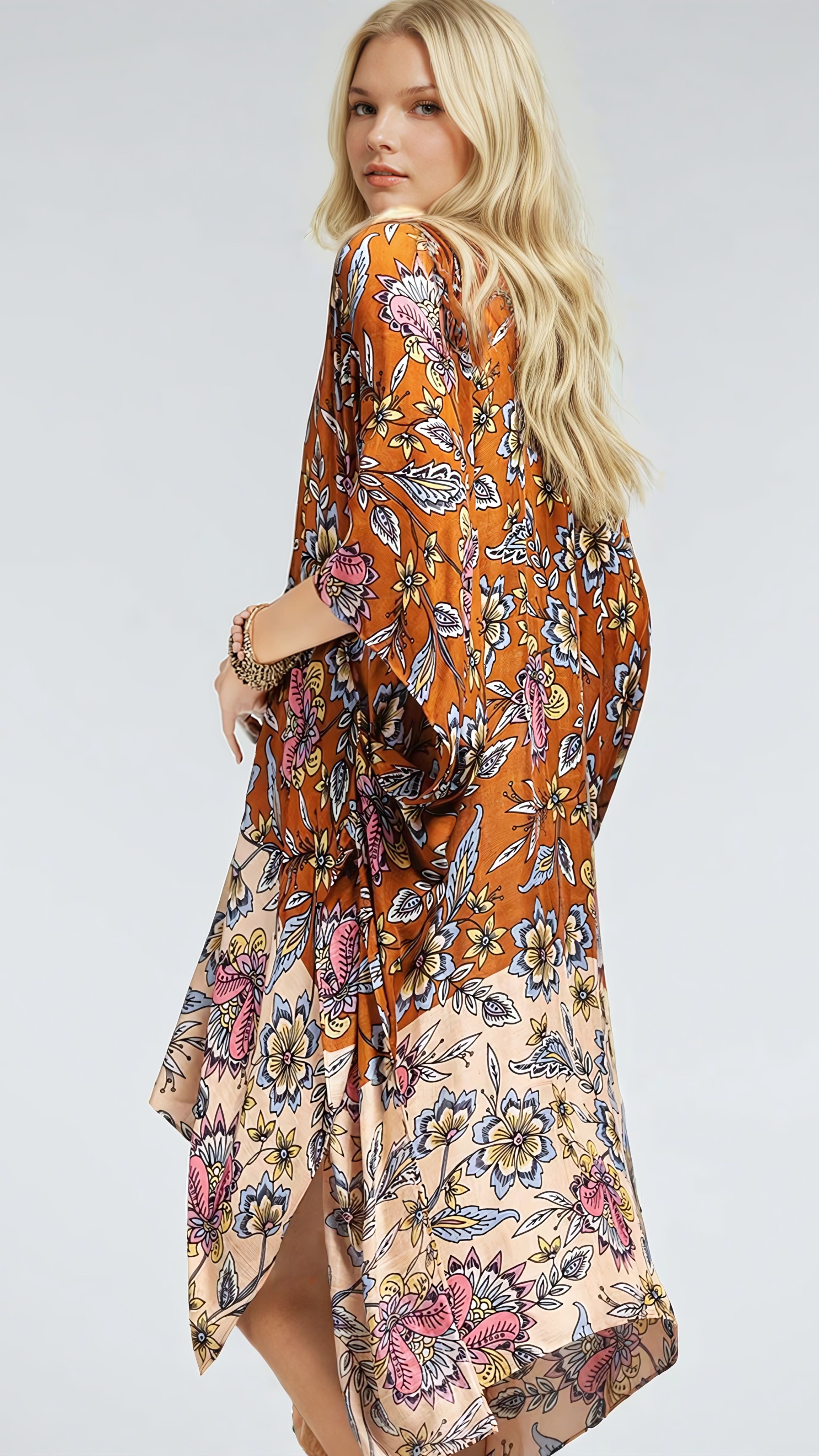 Bloom with Grace Kimono Fitkitty Culture Athleisure Wear, Yoga Wear & Women's Clothing