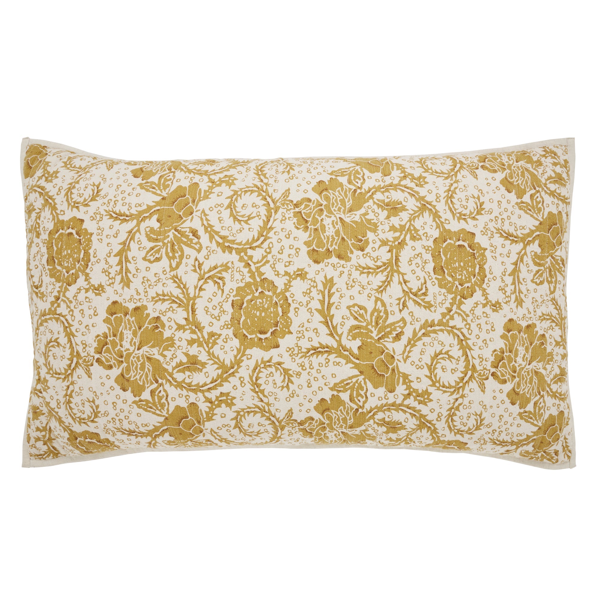 Dorset Gold Floral Country Farmhouse Quilt VHC Brands