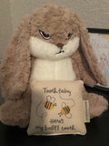 Honeybee "baBEE" Tooth Fairy Pillow by Primitives by Kathy Primitives by Kathy
