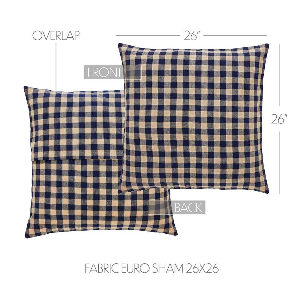 My Country King Quilt 5-Piece Bedding Set (Black & Tan Gingham)