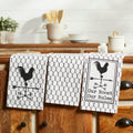 Our Roost Our Rules Farmhouse Tea Towel Set - Set of 3 VHC Brands