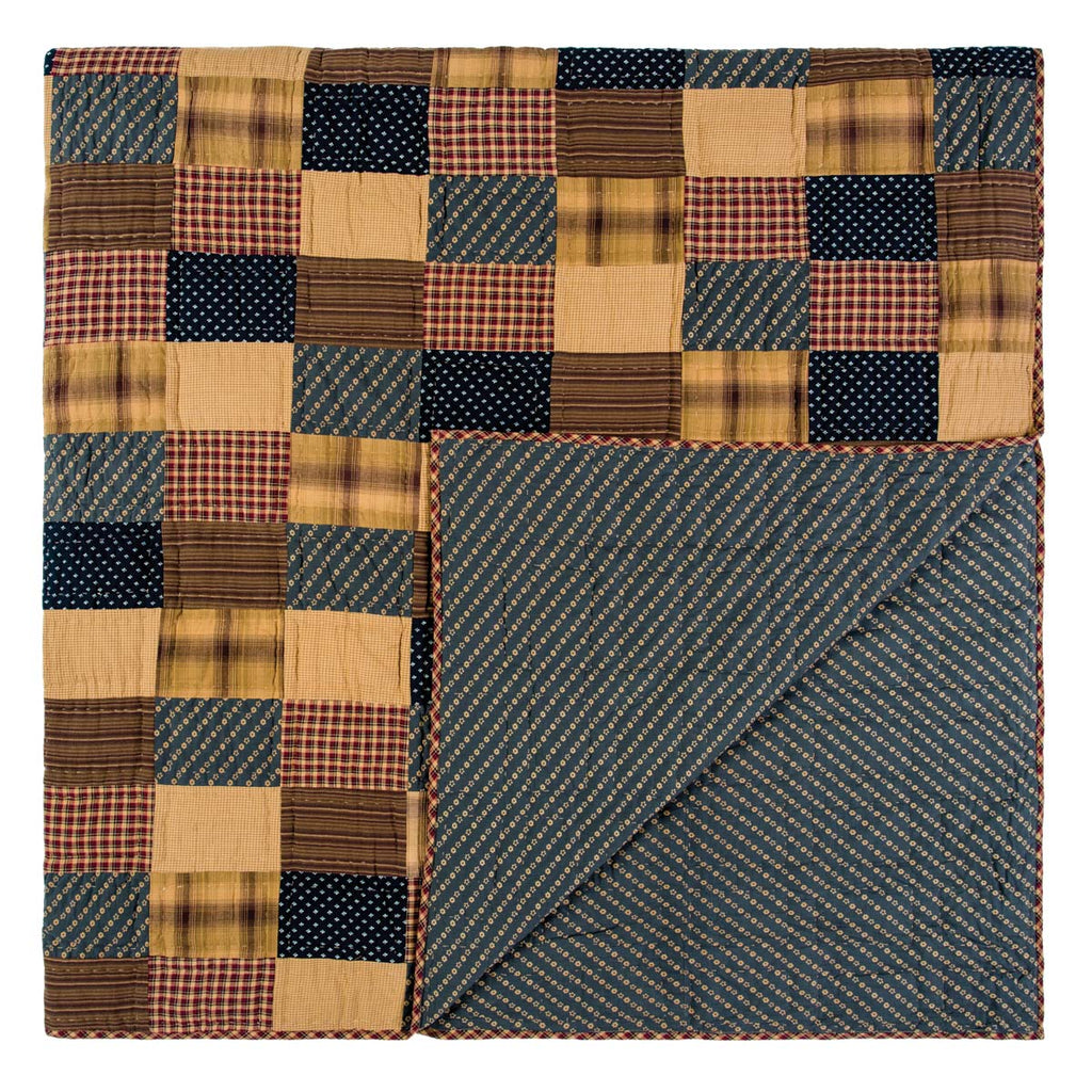 Patriotic Patch Quilted Quilt | Sanctuaries for the Strange VHC Brands