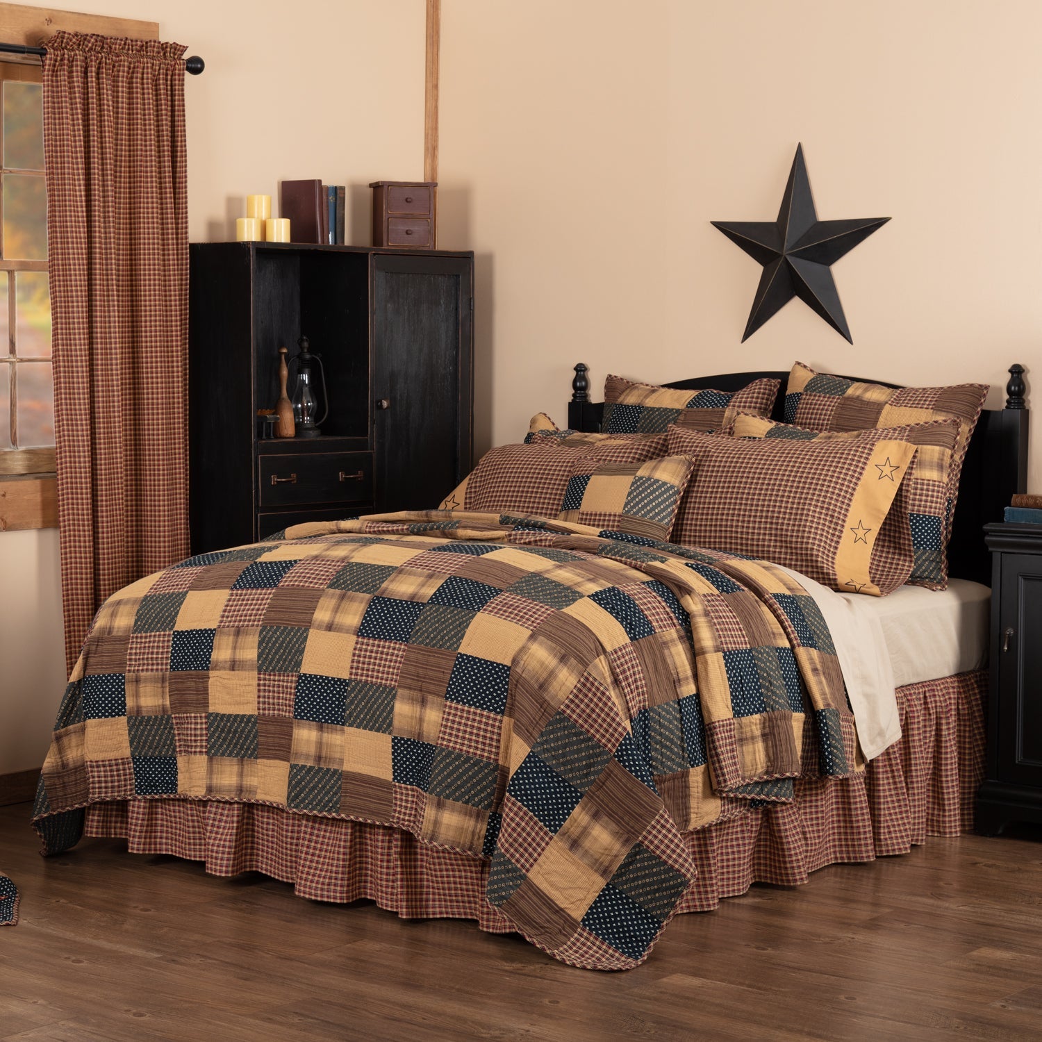 Patriotic Patch Quilted Quilt | Sanctuaries for the Strange VHC Brands
