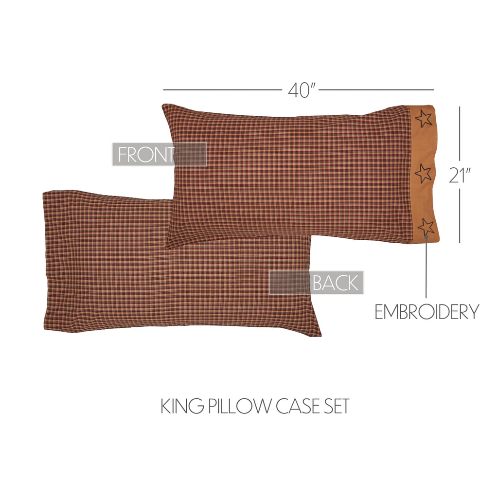 Patriotic Patch Quilted Pillow Case Set | Sanctuaries for the Strange AllyBay