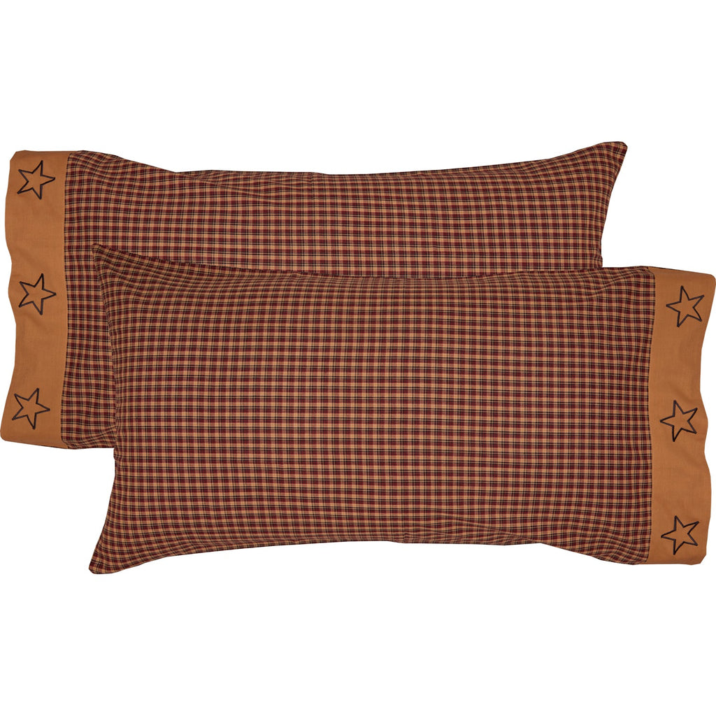 Patriotic Patch Quilted Pillow Case Set | Sanctuaries for the Strange AllyBay
