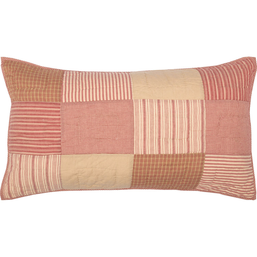 Sawyer Mill Red Patchwork Sham | Sanctuaries for the Strang VHC Brands