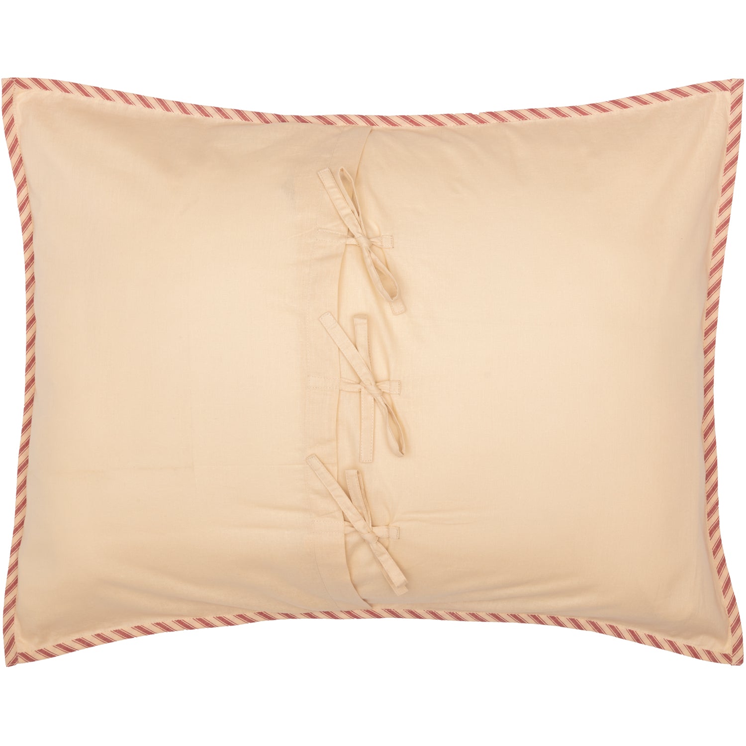 Sawyer Mill Red Ticking Stripe Twin Quilt Coverlet VHC Brands