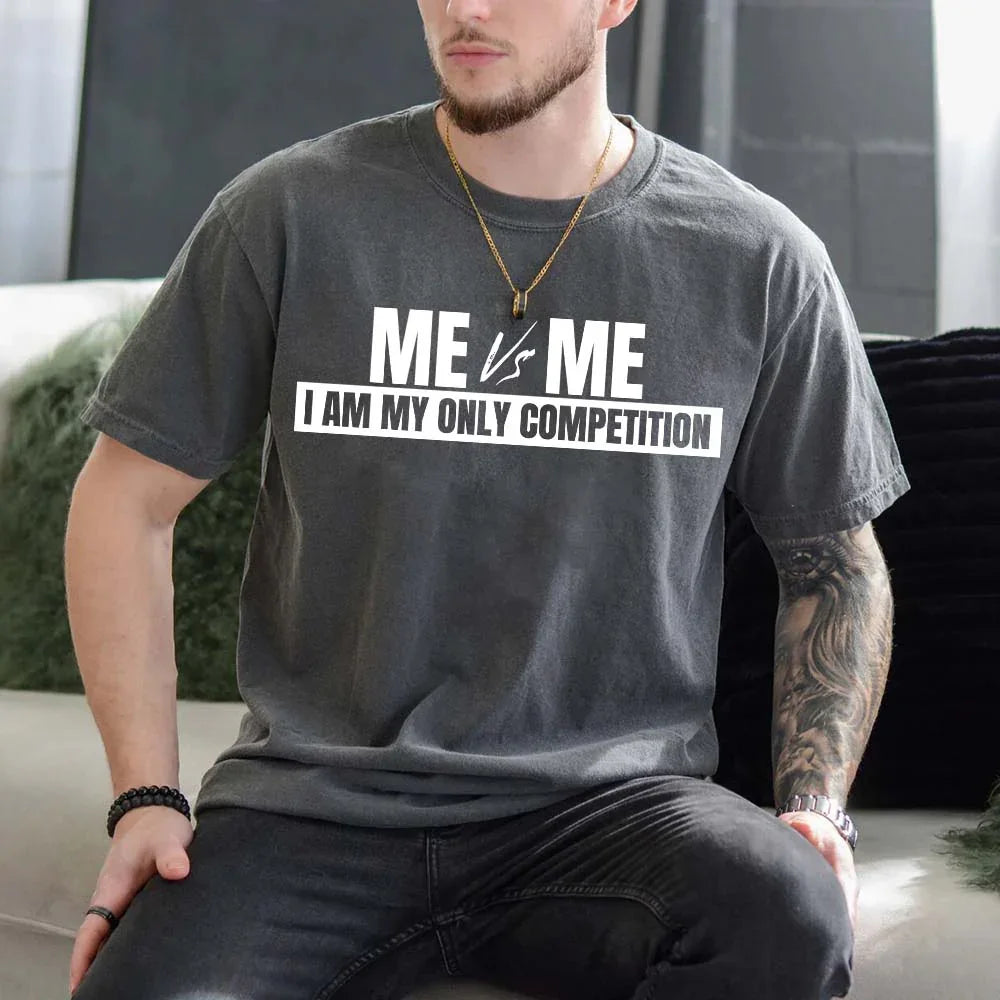 Me vs Me Unisex T-Shirt – Motivational Self-Discipline Tee Adorb Custom Tees