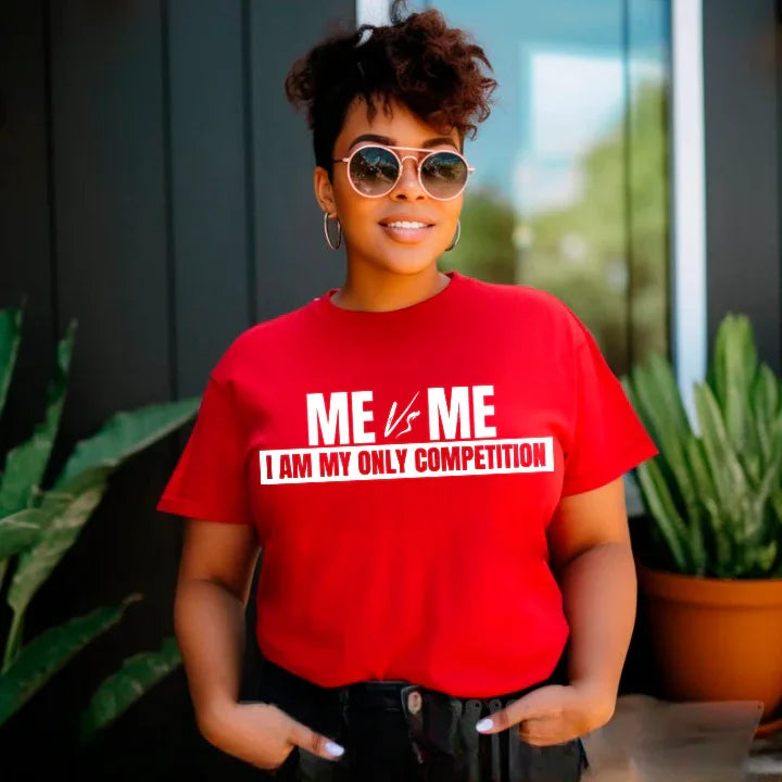 Me vs Me Unisex T-Shirt – Motivational Self-Discipline Tee Adorb Custom Tees