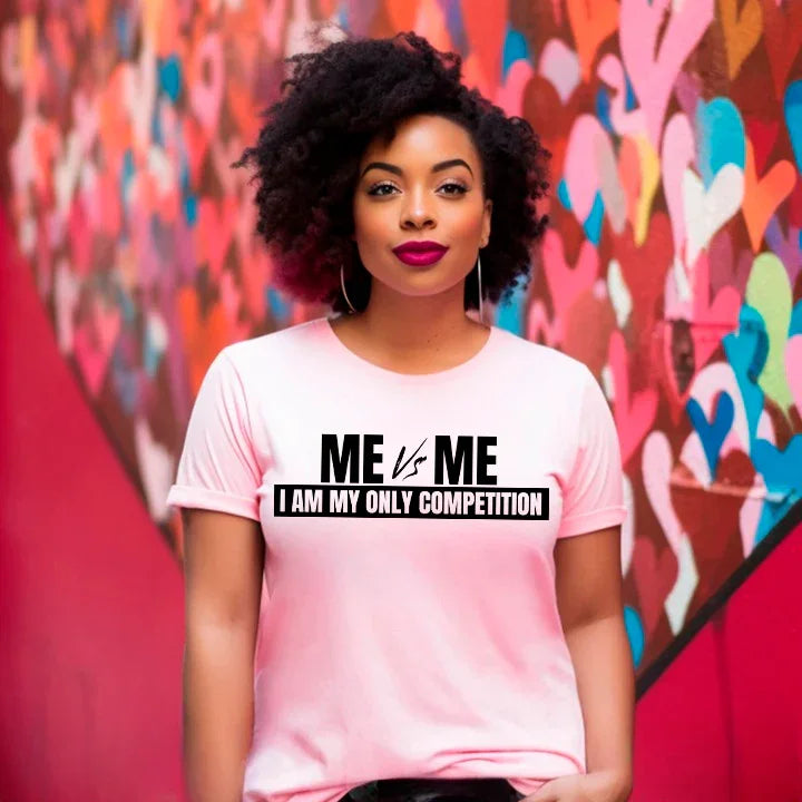 Me vs Me Unisex T-Shirt – Motivational Self-Discipline Tee Adorb Custom Tees