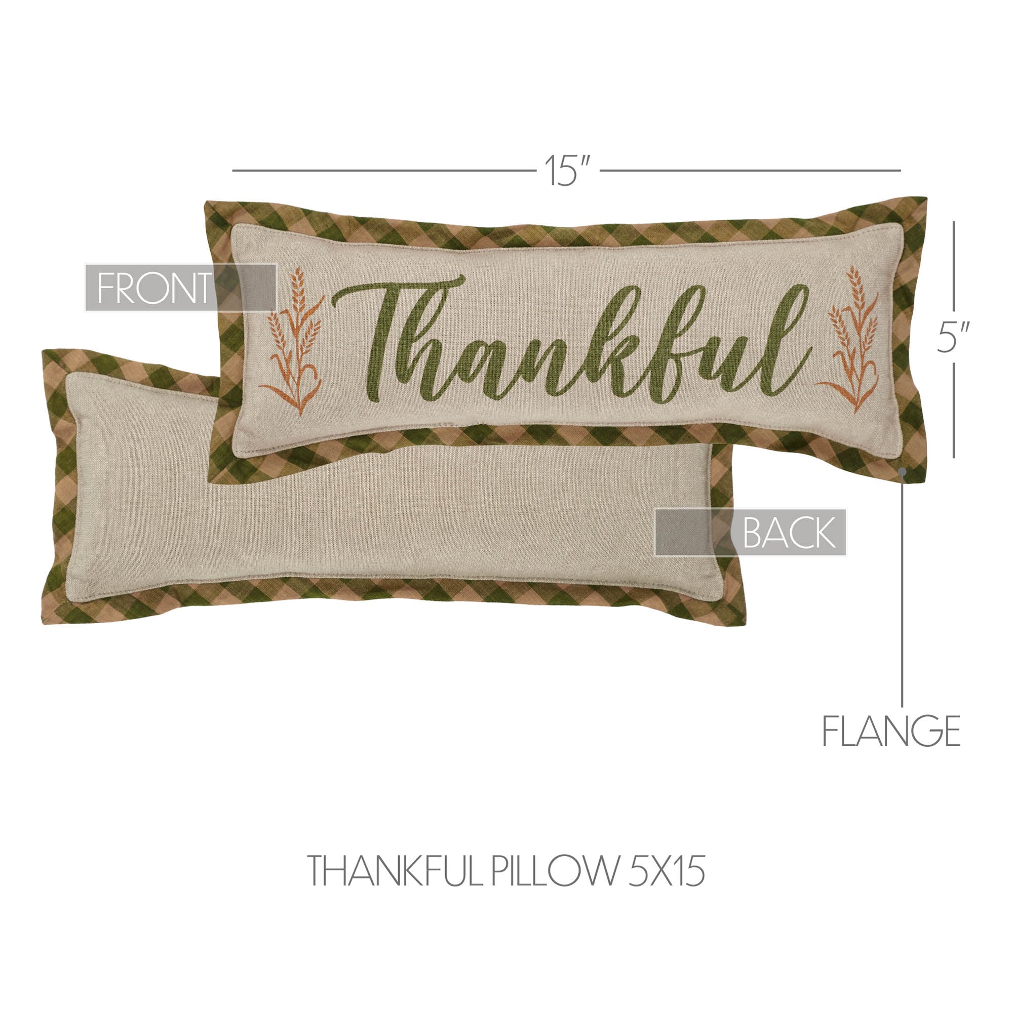 Thankful Pillow Cover & Home Decor Accent | AllyBay